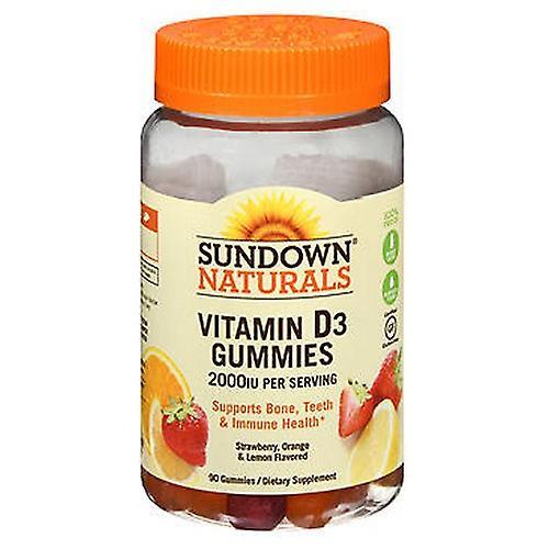 Sundown Naturals Vitamin D3 Gummies, 2000 IU, 90 Each (Pack of 1) on Productcaster.