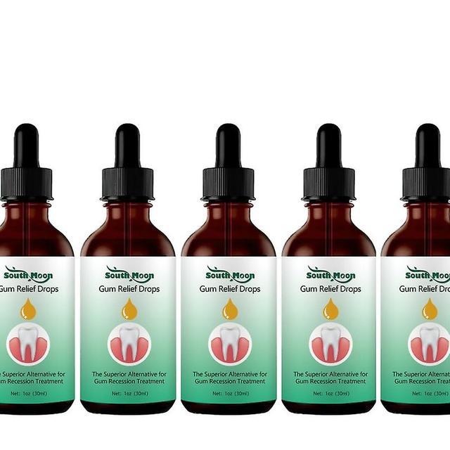 5pcs Gum Regrowth Drops, Natural Gum Restore Liquid Mouthwash, Gum Therapy Gel Receding Gum Repair Treatment New on Productcaster.