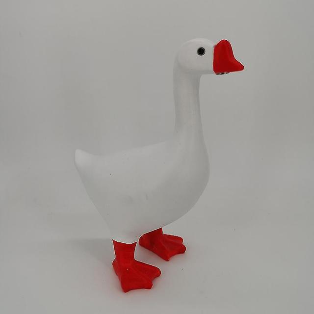 Gęś Magnetyczny uchwyt na klucz Swan Duck Statue Storage Rack Figurka zwierzęca Art Decor on Productcaster.