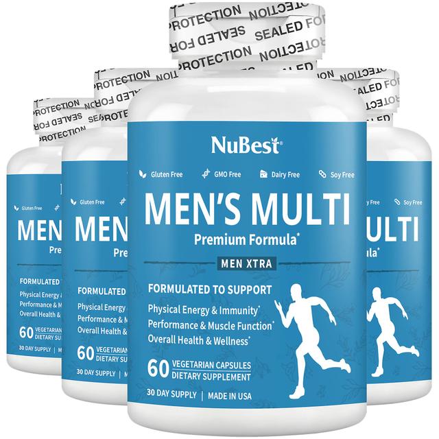 NuBest Men's Multi, Men Xtra, Advanced Energy, Immunity & Health Boost, 60 Vegan Capsules on Productcaster.