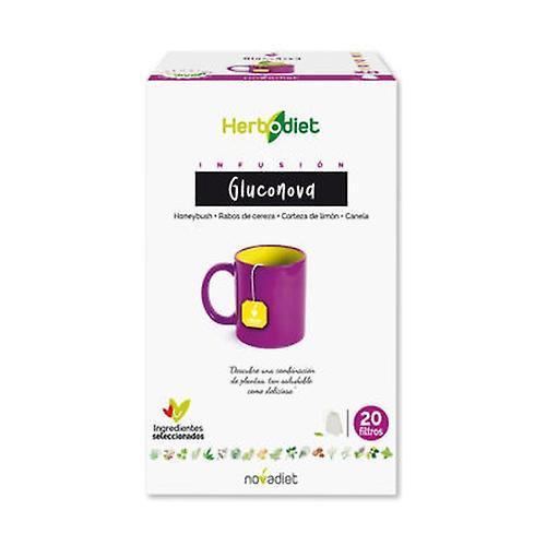 Novadiet Herbodiet Infusions Gluconova 20 infusion bags on Productcaster.