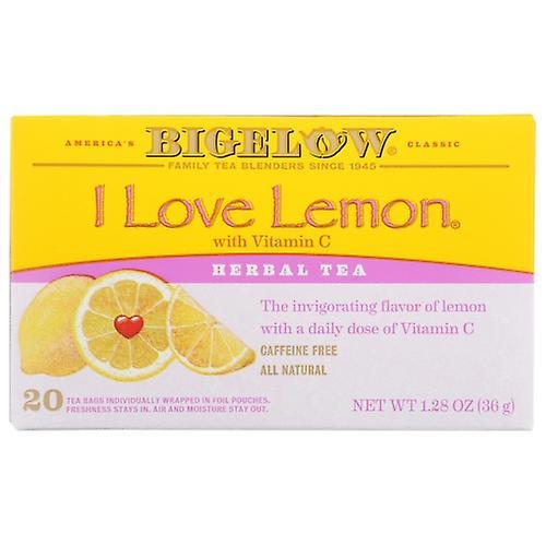 Bigelow I Love Lemon Herbal Tea, 20 Bags (Case of 6) (Pack of 1) on Productcaster.