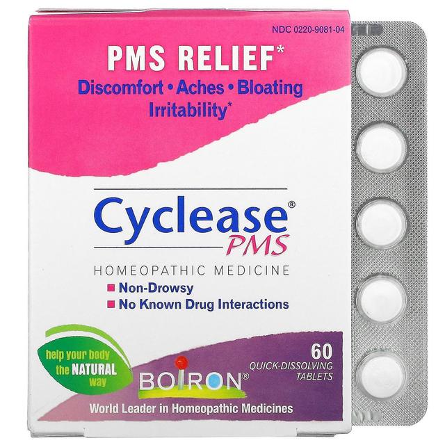 Boiron, Cyclease PMS, 60 Quick-Dissolving Tablets on Productcaster.