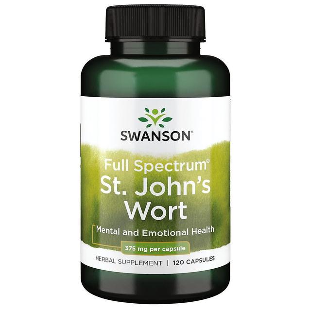 Swanson Fuld Spektrum St. John's Wort 375 mg 120 kapsler on Productcaster.