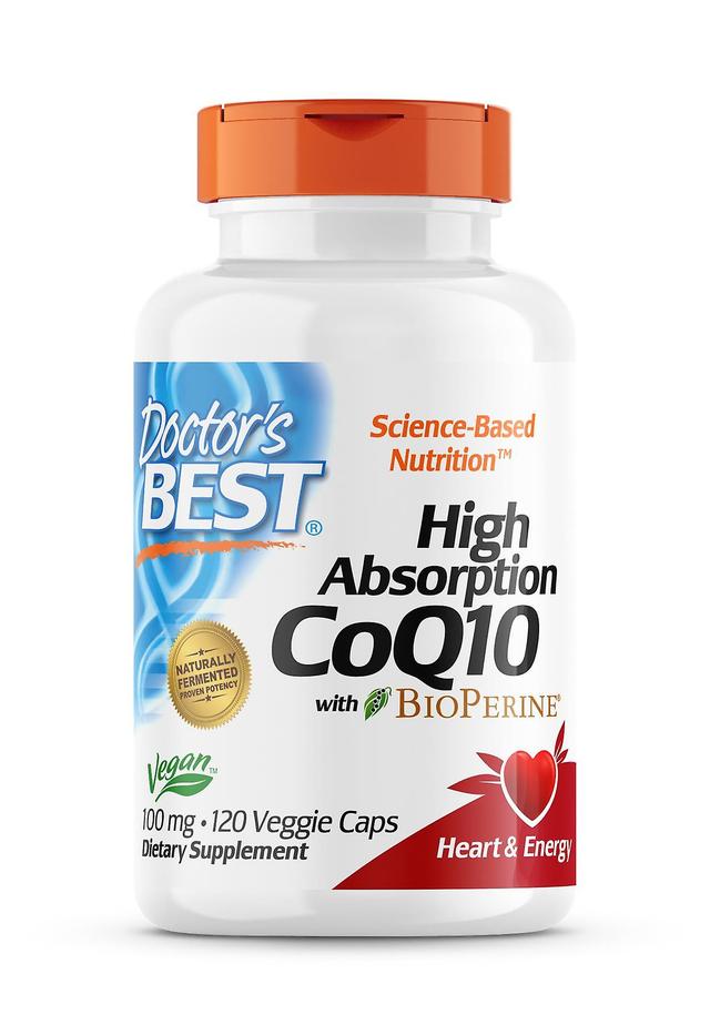 Doctor's Best High Absorption CoQ10 with BioPerine 100 mg 120 Veggie Capsules on Productcaster.