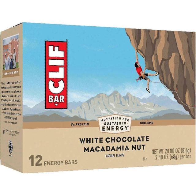 Clif bar white chocolate macadamia nut energy bars, 12 ea on Productcaster.