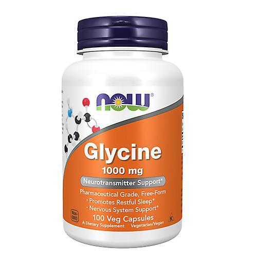 Now Foods Glycine, 1000 mg, 100 Caps (Pack of 2) on Productcaster.