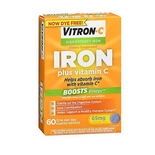 Vitron-C High Potency Iron Supplement Plus Vitamin C, Count of 1 (Pack of 2) on Productcaster.