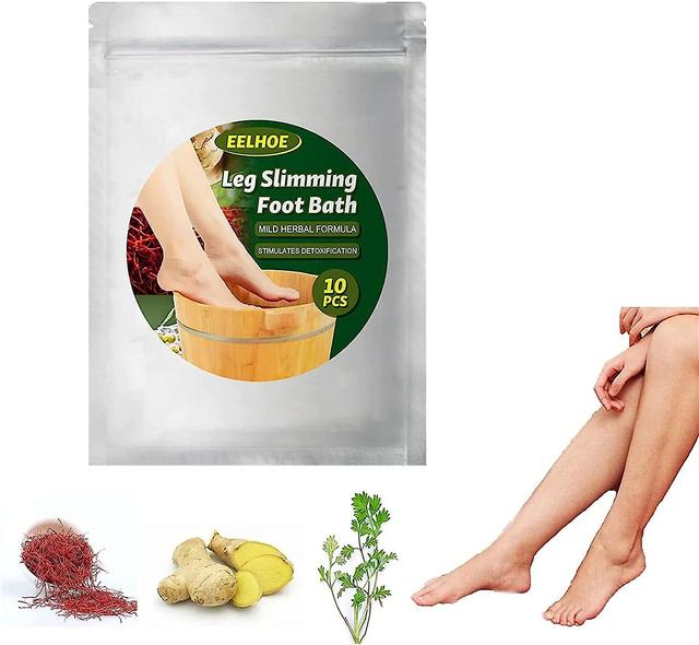 Hatic Drainage Ginger Foot Soak, Herbal Foot Bath, Leg Slimming Foot Bath, Natural Mugwort Herb Foot Soak, Foot Reflexology Spa Relax Massage (30pc... on Productcaster.