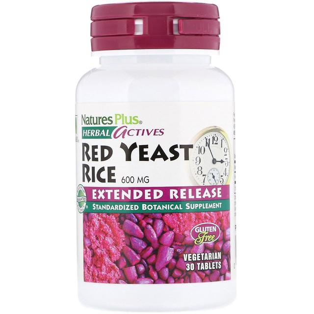 Nature's Plus, Herbal Actives, Red Yeast Rice, 600 mg, 30 Compresse on Productcaster.