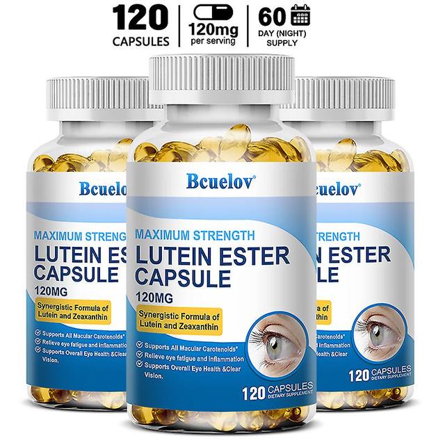 Vorallme tvar krásne a jasné oči, znižuje únavu očí odolné voči makulárnej degeneráciinon-GMO kapsuly obsahujúce luteín a zeaxantín 120 count-3 bottle on Productcaster.