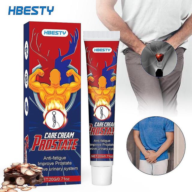 Natural Men Prostate Cream Ungüento de próstata eficaz a base de hierbas de acción rápida para hombres Calmante de la salud corporal 1/2pcs 20g Mike on Productcaster.