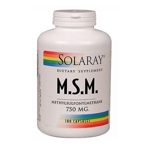 Solaray MSM, 750 mg, 180 capsule (confezione da 4) on Productcaster.