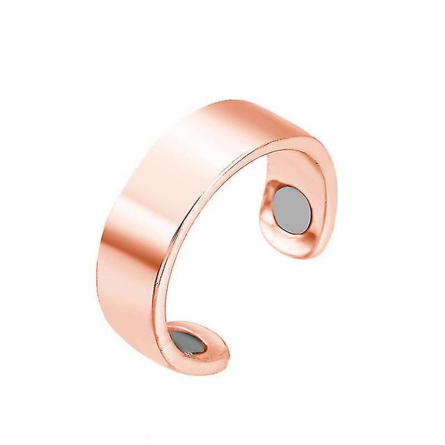 Hywell Magnetic Slimming Rings Natural Fat Burning Slimming Ring Magnetic Stimulation Acupoint Burning Fat Slimming Body Health Care Rose Gold on Productcaster.