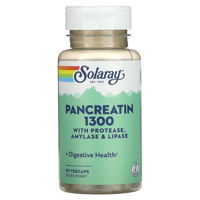 Solaray, Pancreatin 1300, 90 VegCaps on Productcaster.