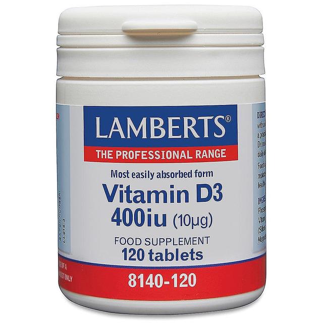 Lamberts vitamina d3 400iu 120's on Productcaster.