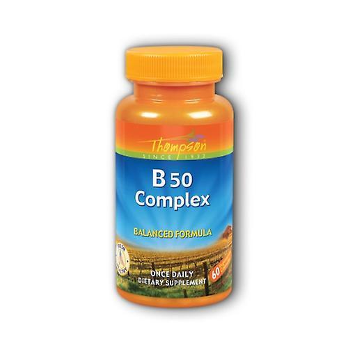 Thompson Vitamin B Complex, 50 mg 60 Caps (Pack of 4) on Productcaster.