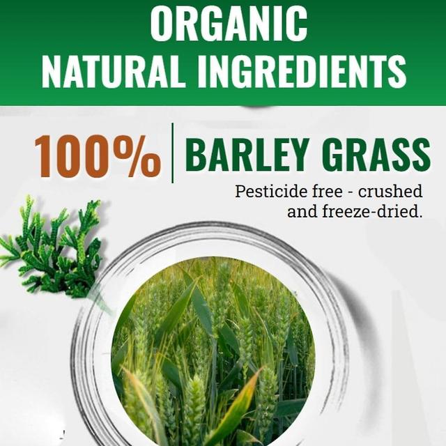 Fongwan Barley Grass Juice Powder 100% Organic & Pure, Barley Green Grass Juice Powder With Rich Dietary Fiber, No Addtives Help Digestion 3 Pack 2... on Productcaster.