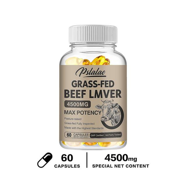 Manike Cápsulas De Hígado De Carne Seca De Animales Alimentados Con Pasto Hierro Natural, Vitamina A, B12 - Nueva Zelanda Resistente Cultivado, Sin... on Productcaster.