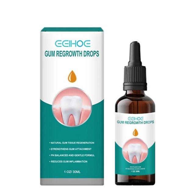 Gotas de recrescimento da gengiva, Natural Gum Restore Liquid Mouthwash , Gum Therapy Gel Recuding Gum Repair Tratamento Novo on Productcaster.