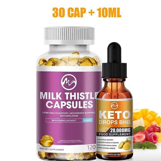 Milk Thistle Gel With Keto 1000mg Detox Support Liver Health Antioxidant Mineral Supplement Improve Immun Dandelion RootTIB TIB . 30 cap 10ml on Productcaster.