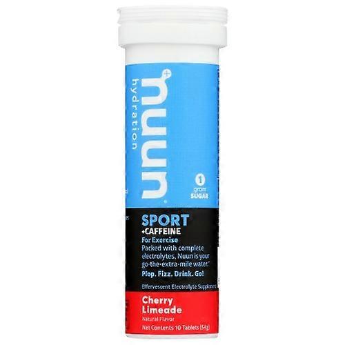 Nuun Sport Plus Caffeine Hydration Pojedyncza tubka limonki wiśniowej, 10 tabletek (skrzynka 8) on Productcaster.