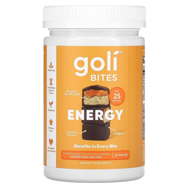 Goli Nutrition, Energy Bites, Salted Caramel Chocolate, 30 Pieces on Productcaster.