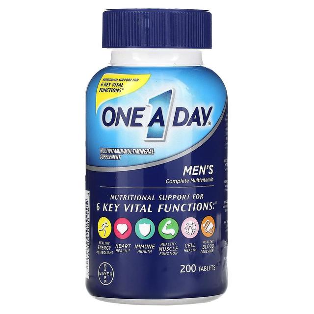 One A Day En om dagen, mäns kompletta multivitamin, 200 tabletter on Productcaster.