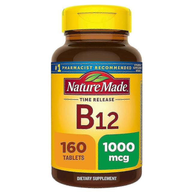 Nature Made Príroda vyrobená vitamín b-12, 1000 mcg, tablety, 160 EA on Productcaster.