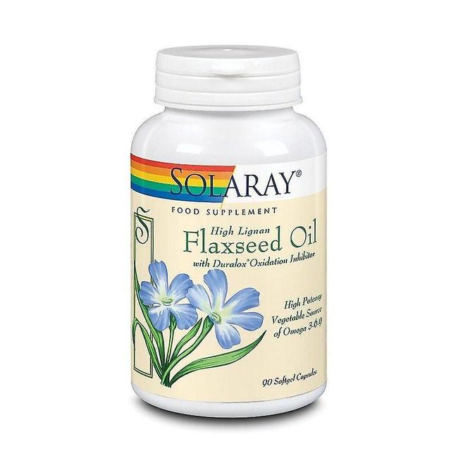 Solaray Flaxseed Oil 1000mg Softgels 90 (1024) on Productcaster.