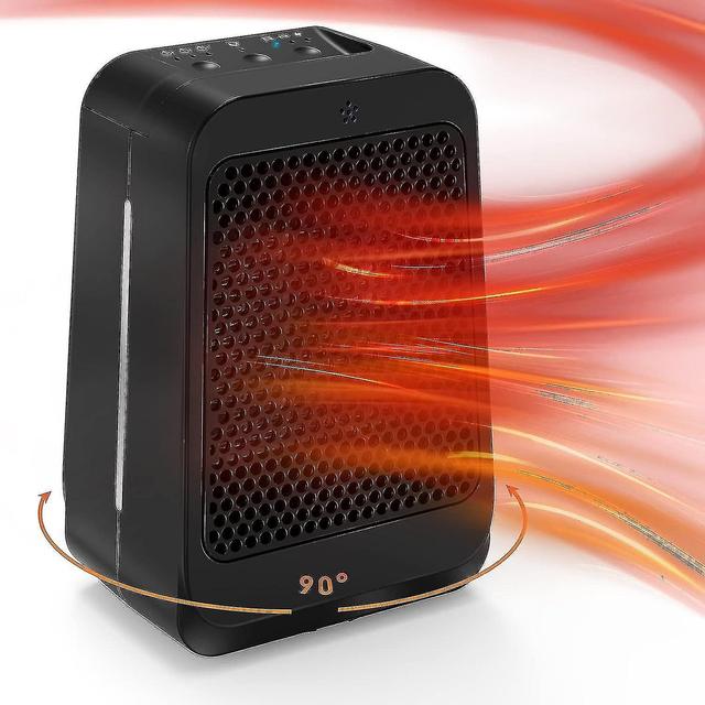 Space Heater, 90° Rotation Small Space Heaters For Indoor Use, 1500W/750W Ceramic PTC Portable Heate on Productcaster.