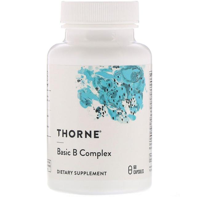 Thorne Research, Basic B Complex, 60 Capsules on Productcaster.