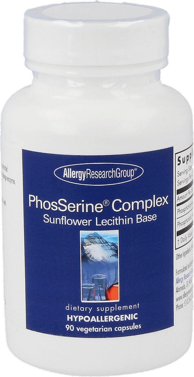 Allergy Research Group PhosSerine komplex 90 Vegetariánska kapsule-alergia Výskumná skupina on Productcaster.