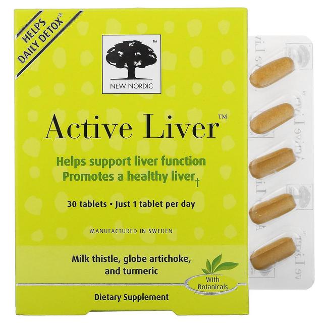 New Nordic US Inc, Active Liver, 30 Tablets on Productcaster.