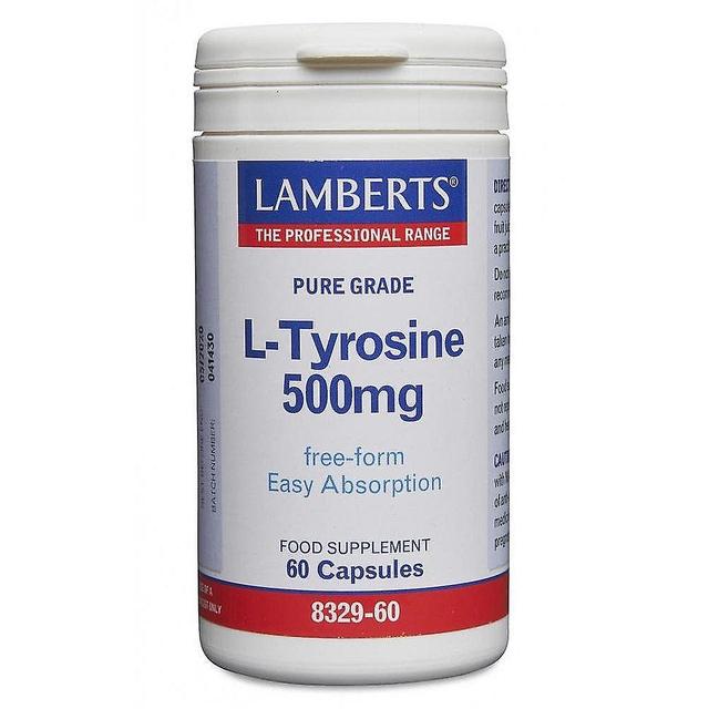 Lamberts l-tyrosine 500mg 60's on Productcaster.