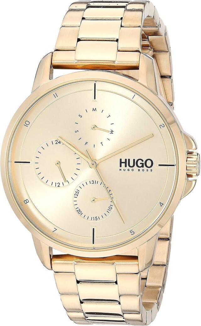 Hugo Boss HUGO herreklokke 1530026 gull on Productcaster.