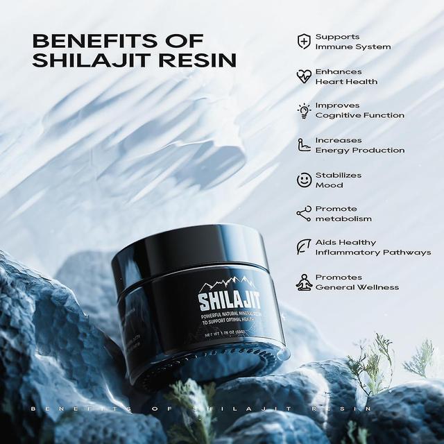 Résine Shilajit 30g, Résine Shilajit pure de l’Himalaya, 500mg Résine Shilajit 100% pure de qualité or pour le regain d’énergie et le soutien immun... on Productcaster.