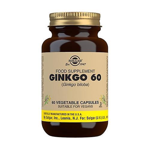 Solgar Ginkgo 60 60 vegetable capsules on Productcaster.