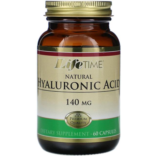 LifeTime Vitamins Vitaminas LifeTime, Ácido Hialurônico Natural, 140 mg, 60 Cápsulas on Productcaster.