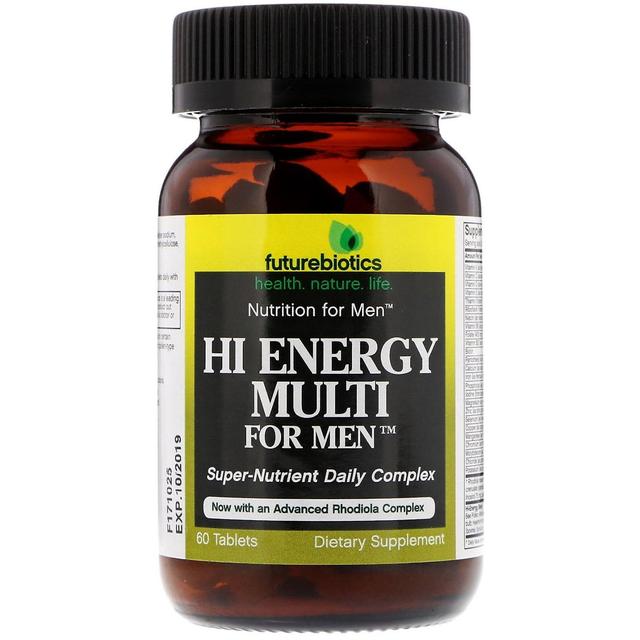 FutureBiotics, Hi Energy Multi, For Men, 60 Tablets on Productcaster.