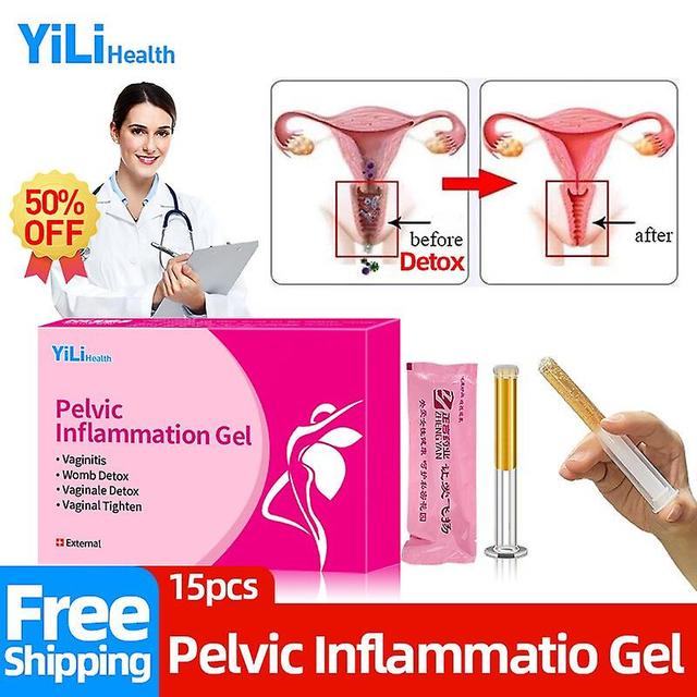 Coscelia Inflamação pélvica Gel de aperto vaginal Vaginale Stoombad Útero Detox Ginecologia Tratamento de vaginite Higiene feminina 5pcs(without boxs) on Productcaster.