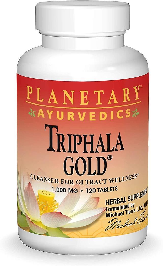 Planetary Herbals Planetariske urter Ayurvedics Triphala Gold 1.000mg 120 tabletter on Productcaster.