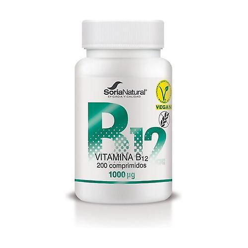 Soria Natural Retard Vitamin B12 200 tablets of 250mg on Productcaster.