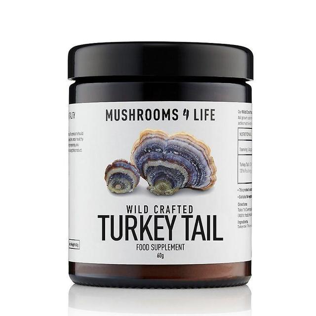 Mushrooms4Life Huby4Life Organický morčací chvostový prášok 60g (ML0102) on Productcaster.