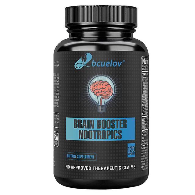 Visgaler Super Puzzle Brain-may Improve Memory, Concentration, Mental Clarity Alertness Boost Iq Verbal Recall Analytical Thinking 120 count-1 bottle on Productcaster.