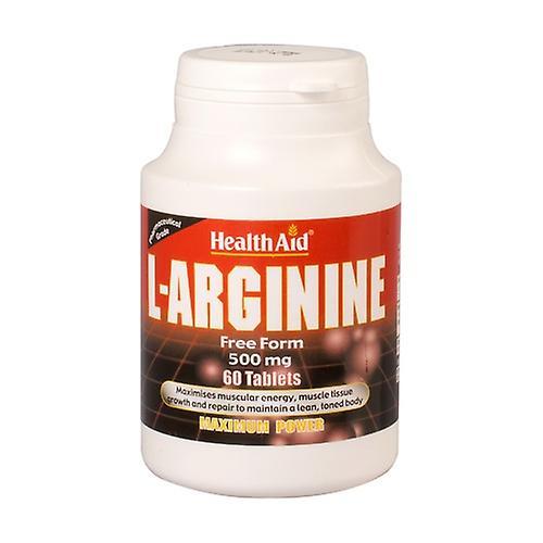 Health Aid L-Arginine 60 tablets of 500mg on Productcaster.