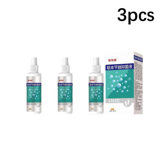 Yunnan plântula herbal pioneiro bifenil benzil spray pele creme antibacteriano externo bifenil benzil spray 60ml 3pcs on Productcaster.