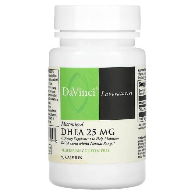 DaVinci Laboratories of Vermon DaVinci Laboratories of Vermont, Mikronisiertes DHEA, 25 mg, 90 Kapseln on Productcaster.