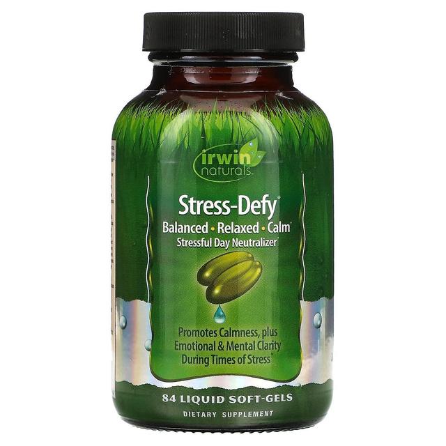 Irwin Naturals, Stress-Defy, 84 Płynne Kapsułki Miękkie on Productcaster.