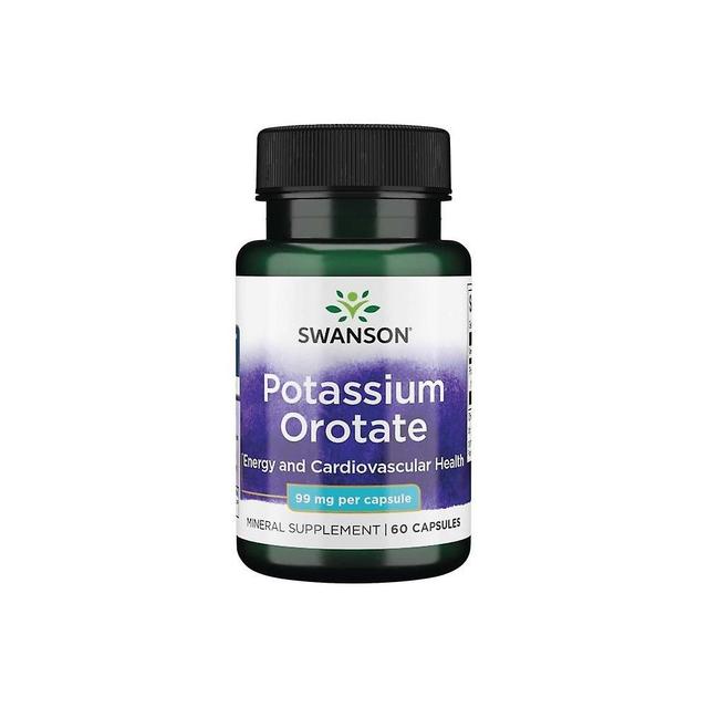 Swanson Potassium Orotate 99 mg 60 capsules 7244 on Productcaster.